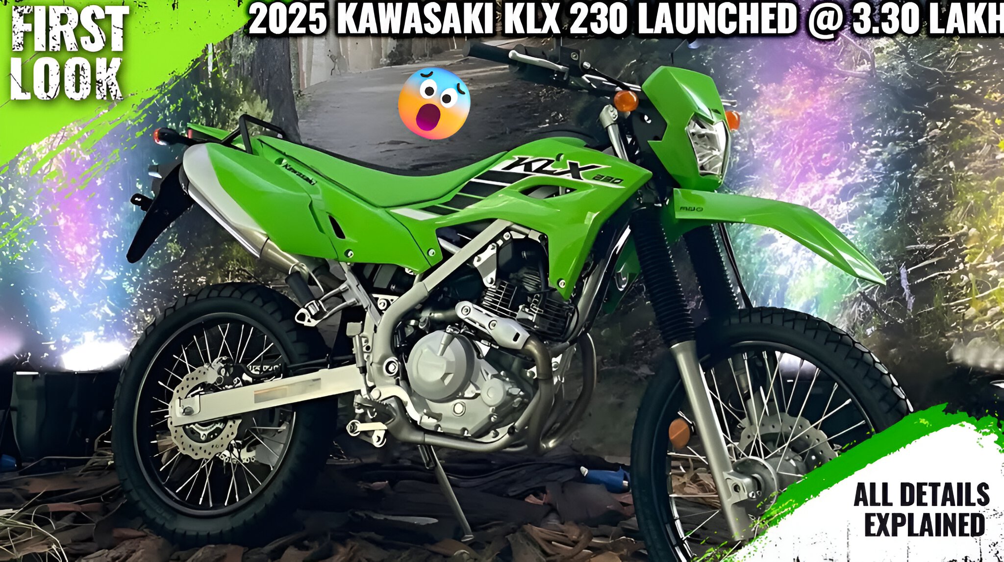Kawasaki KLX 230 2025 launched at Rs 3.30 lakh